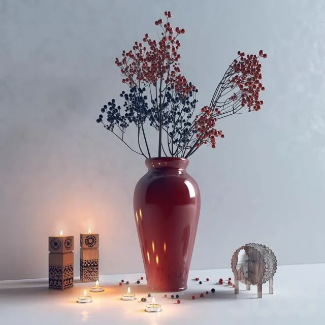 Rowan decoration 3D Model