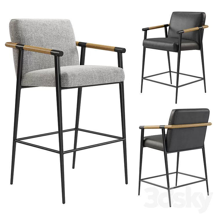 Rowen Bar & Counter Stool 3D Model