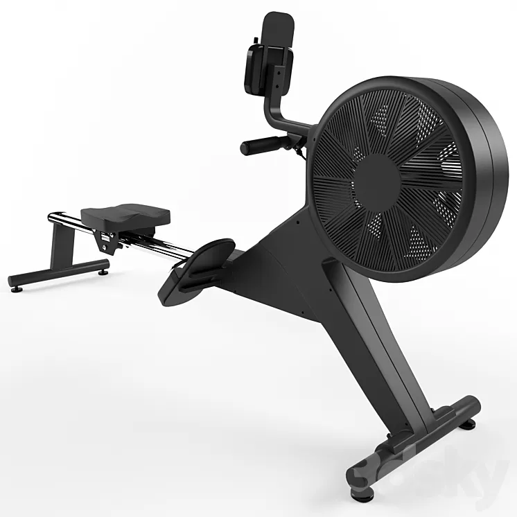 Rowing Machine 3D Model Free