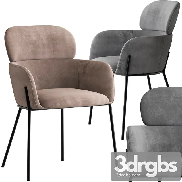 Rowland & archibald warrence dining chair 2 3D Model Free