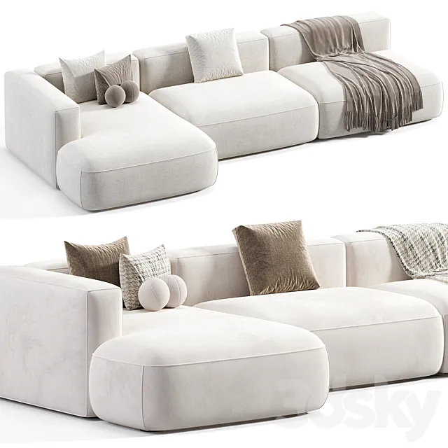 Roxen Modular Sofa 3D Model