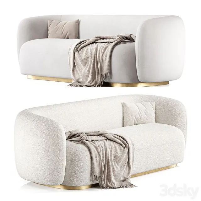 Roxy Sofa By Eichholtz 3D Model