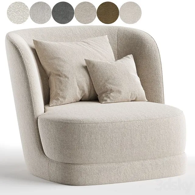 Royal armchair 3D Model