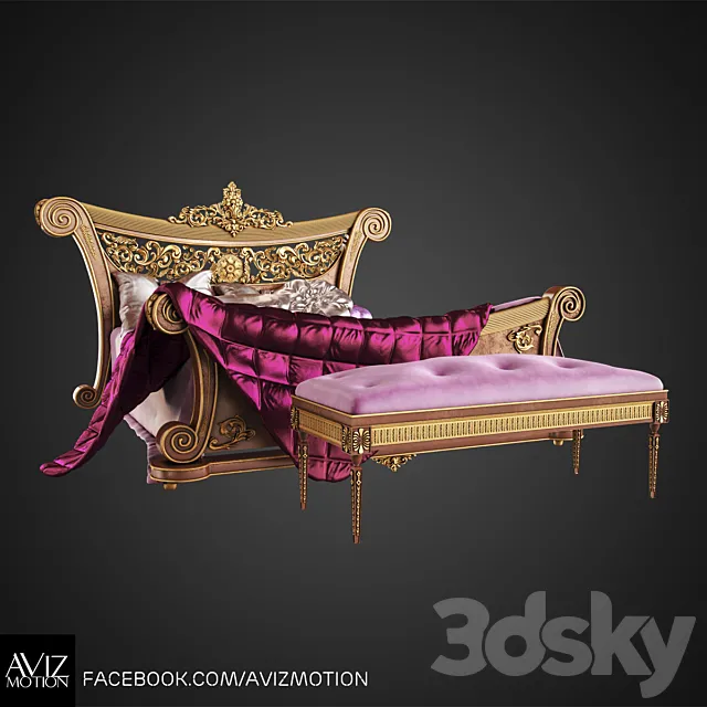 Royal Bed 3DModel