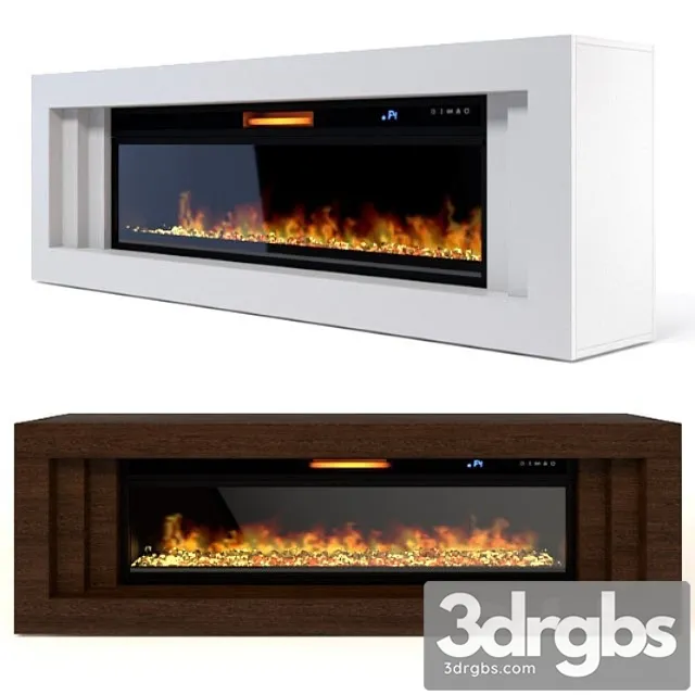 Royal flame vision 60 led fireplace 3D Model Free