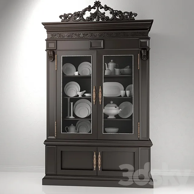 Royal Kahala Ocean Crest Display Cabinet Lexington Home Brands 3D Model
