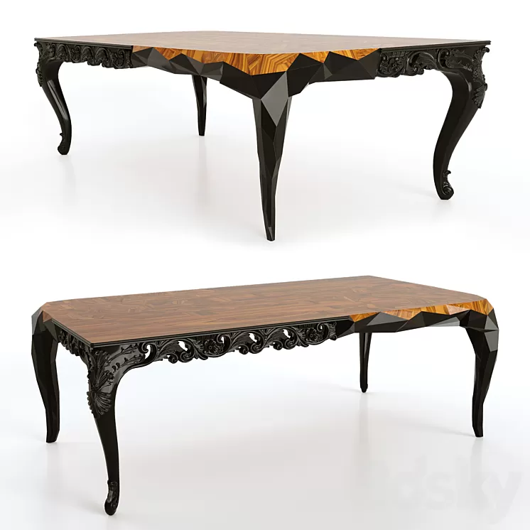 Royal TABLE boca do lobo 3D Model Free