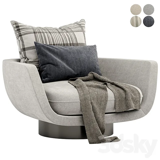Rua Ipanema lounge chair 3DModel