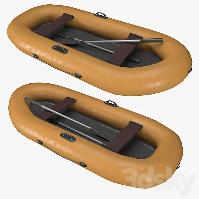 Rubber boat 3DModel