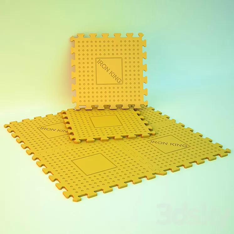 Rubber mat Iron King (Iron King) 3D Model