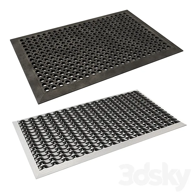 Rubber mudguards 3D Model