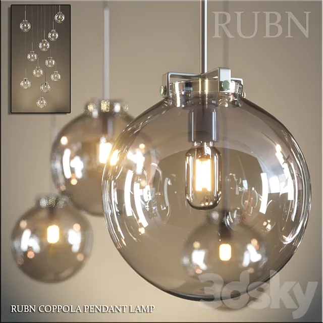 RUBN COPPOLA PENDANT LAMP 3DModel