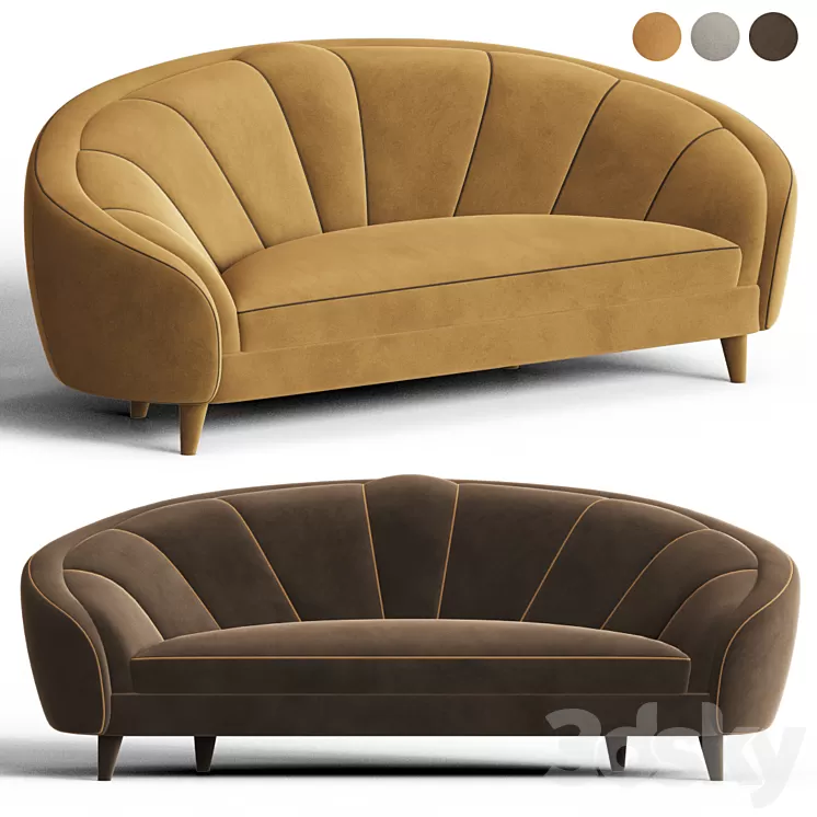 Ruby Sofa Muranti Furniture 3D Model