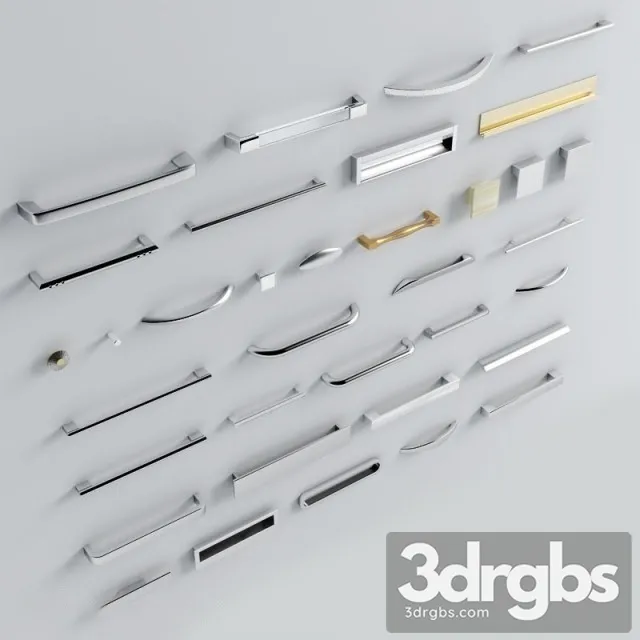 Ruchki Mebelnye 3D Model Free