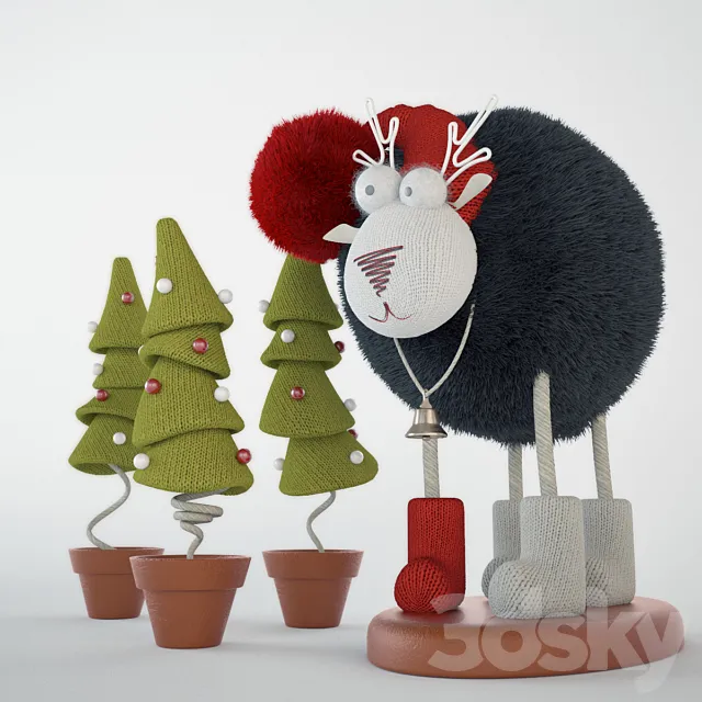 Rudolph is not the same 3D Model