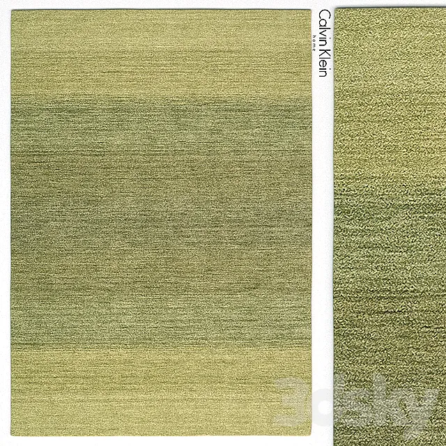 Rug Calvin Klein Home Linear Glow Verbena Rug 3DModel