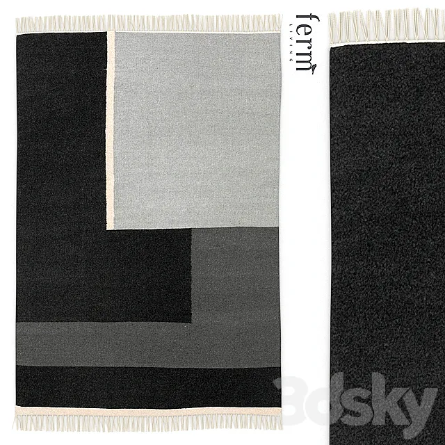 Rug Ferm Living Kelim Rug 3DModel