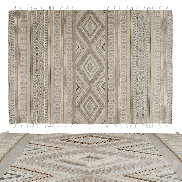Rug Lata Ethnic 160x230 divan.ru 3D Model