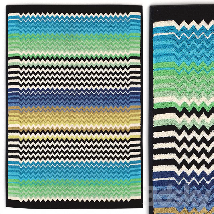 Rug Missoni Home Anemones Stan Bath Rug V2 3D Model