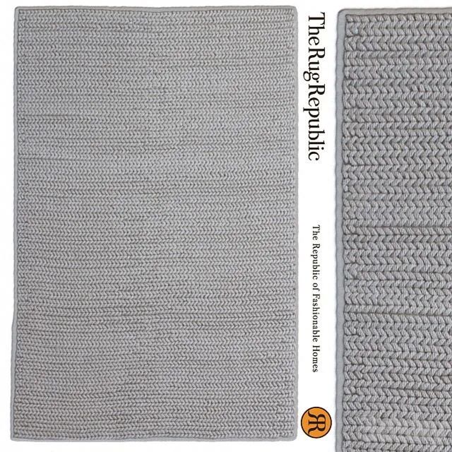 Rug The Rug Republic Europa Natural Rug 3D Model