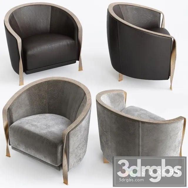 Rugiano Furniture Nella Vetrina Armchair 3D Model Free