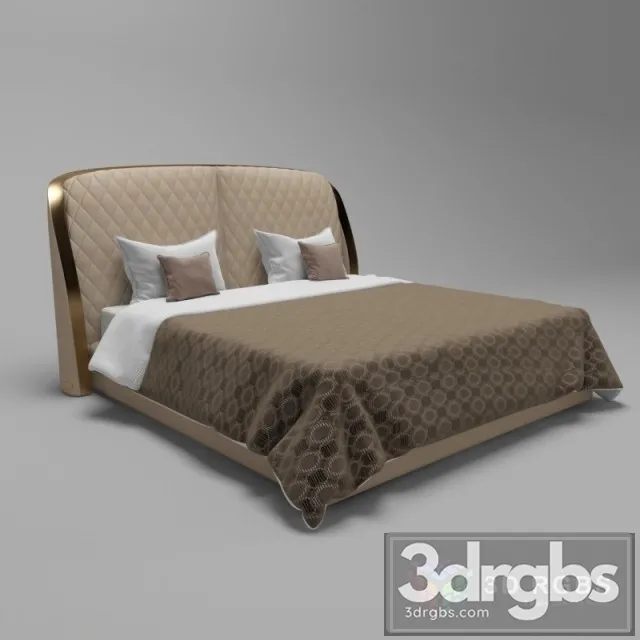Rugiano Madam Bed 3D Model Free