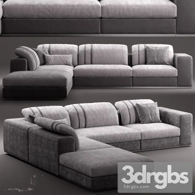Rugiano Miami Sofa 01 3D Model Free