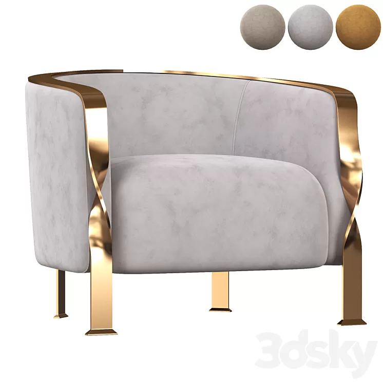 Rugiano_Paris_Armchair 3D Model