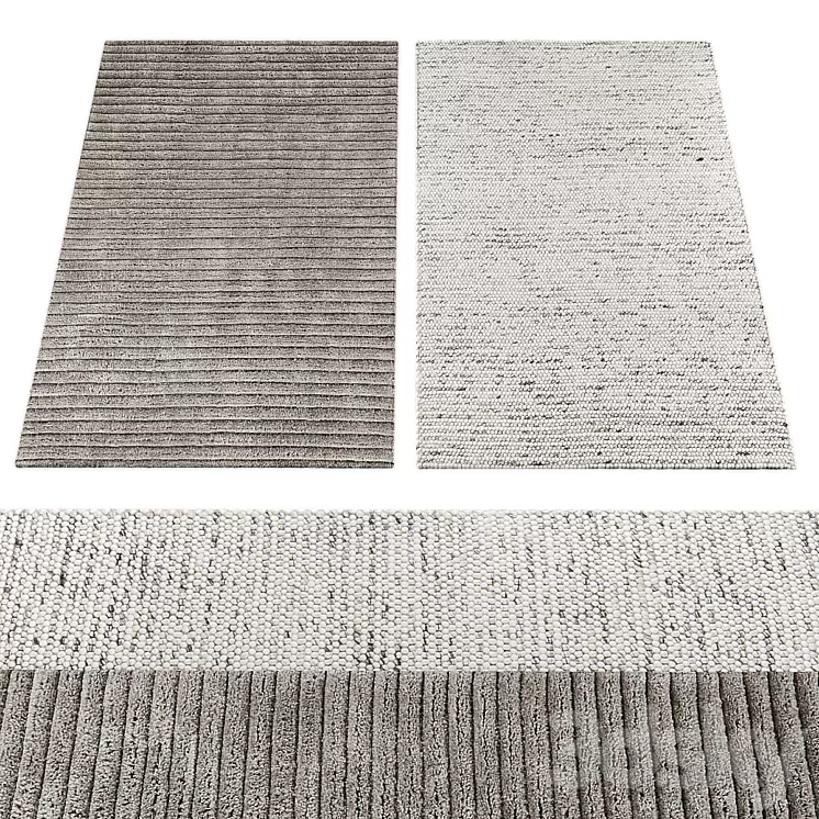 Rugs collection 360 3D Model
