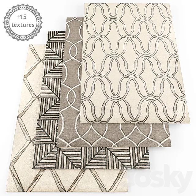 Rugs set09 3DModel
