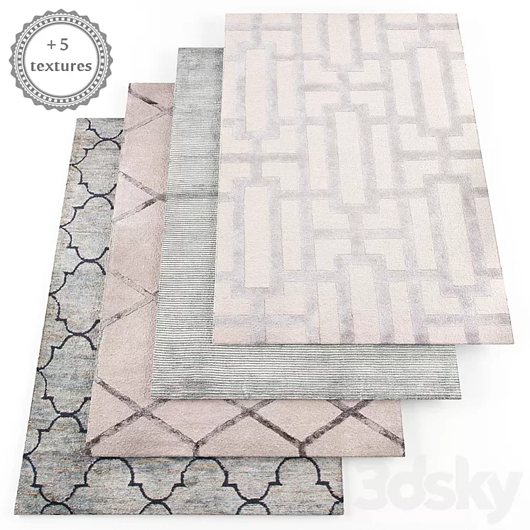 Rugs set113 3D Model