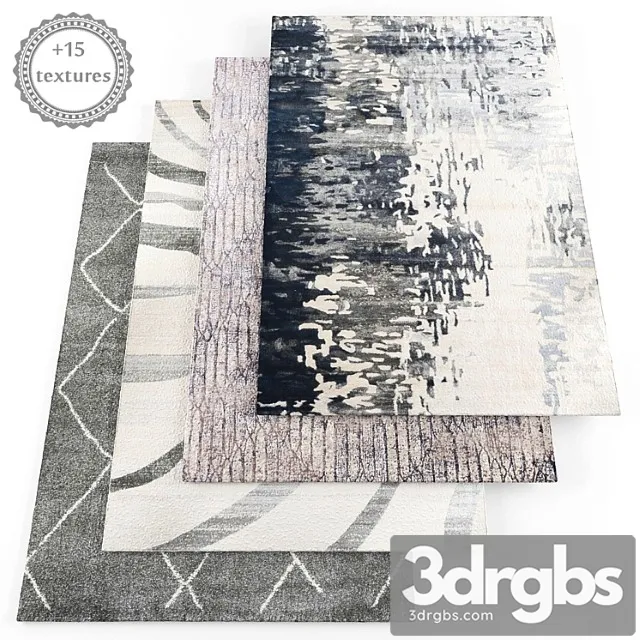 Rugs set21 3D Model Download