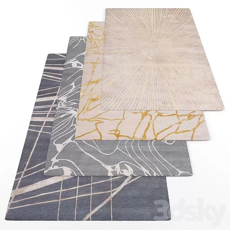 Rugs set315 3D Model