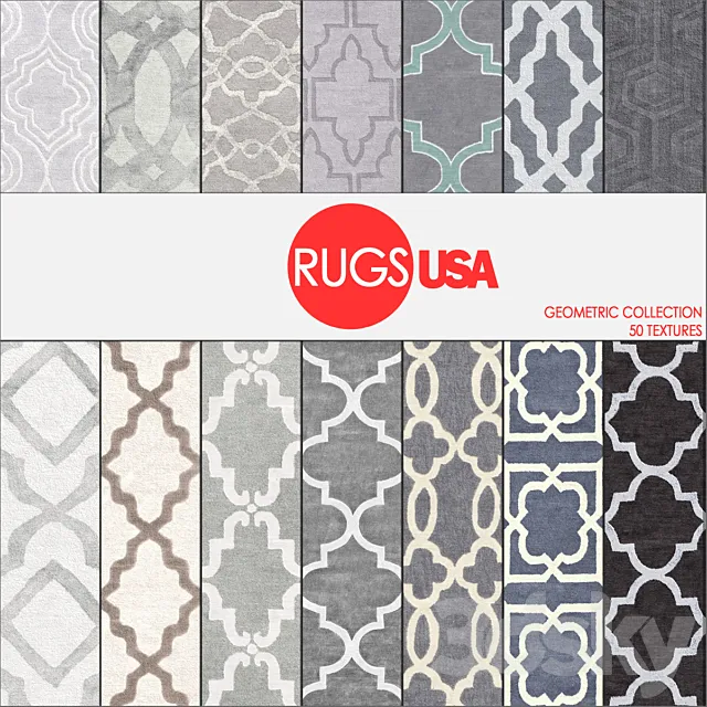 Rugs USA geometric collection 3DModel