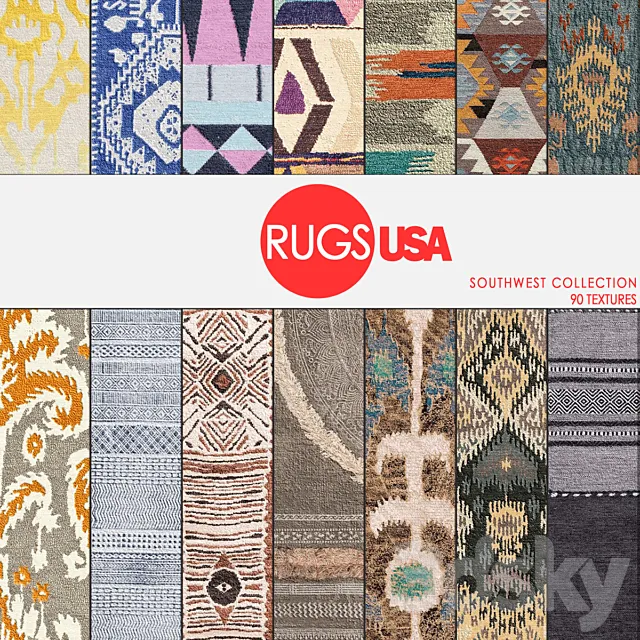 Rugs USA southwest collection 3DModel