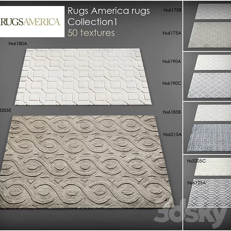 RugsAmerica rugs 1 3D Model