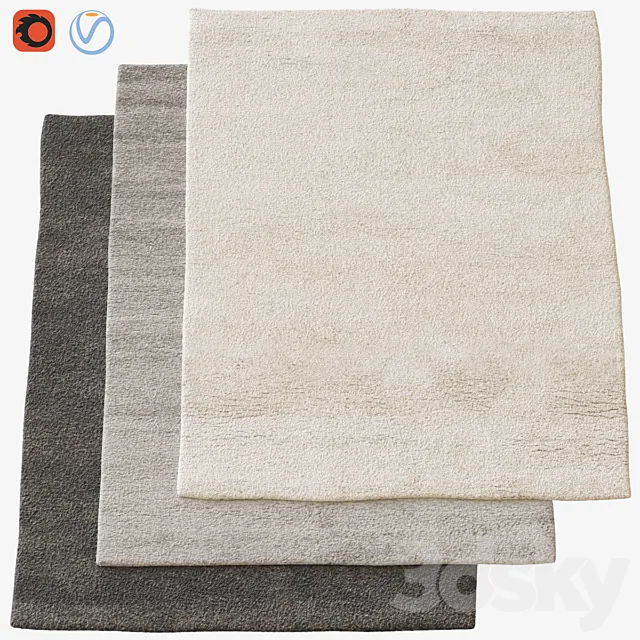 Rugvista Carpet Set 3D Model