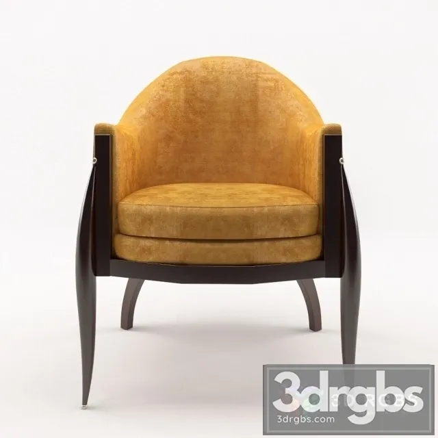 Ruhlmann Armchair 3D Model Free