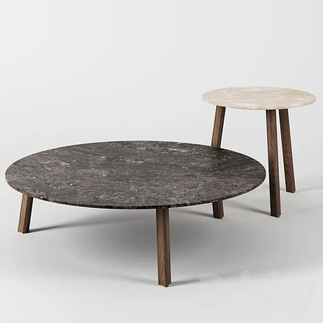 Ruler tables by Tacchini set 2 3DModel