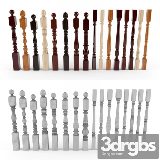 Rung Stair 3D Model Free