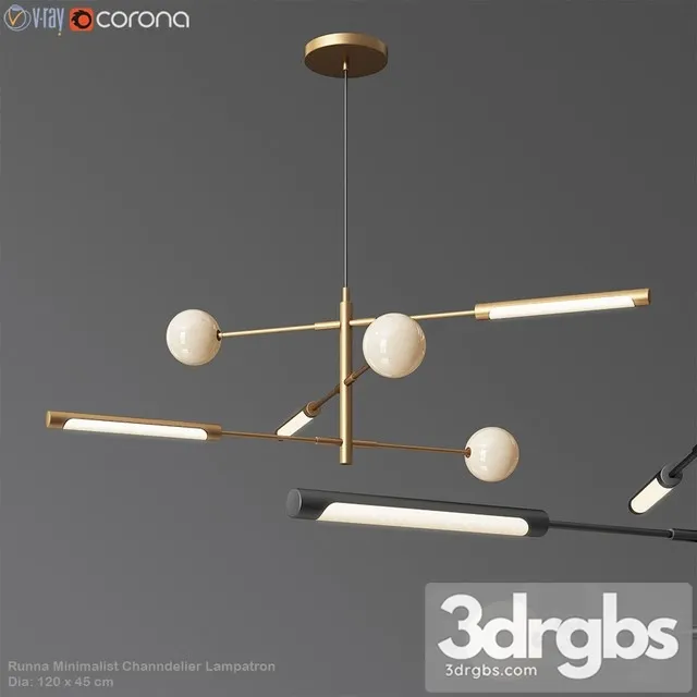Runna Minimalist Channdelier Lampatron Free Download