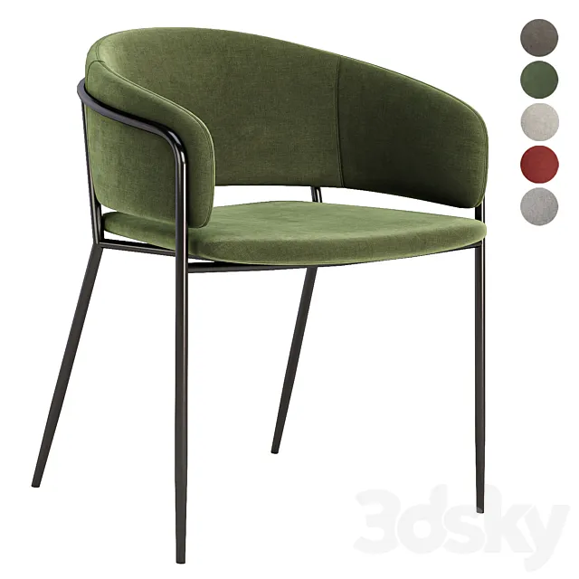 Runnie dining chair 3D Model