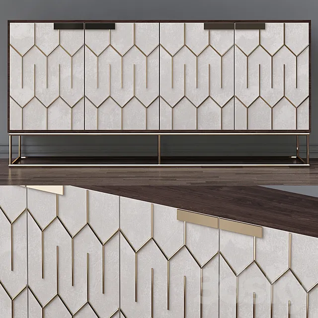 Runway Panche Sideboard See More by Fine Furniture Design 3DModel
