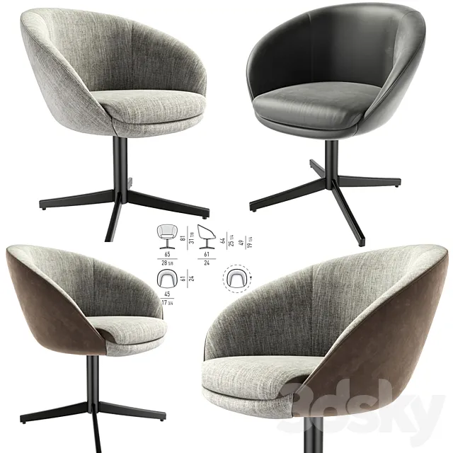 Russell Dining Chair 3DModel