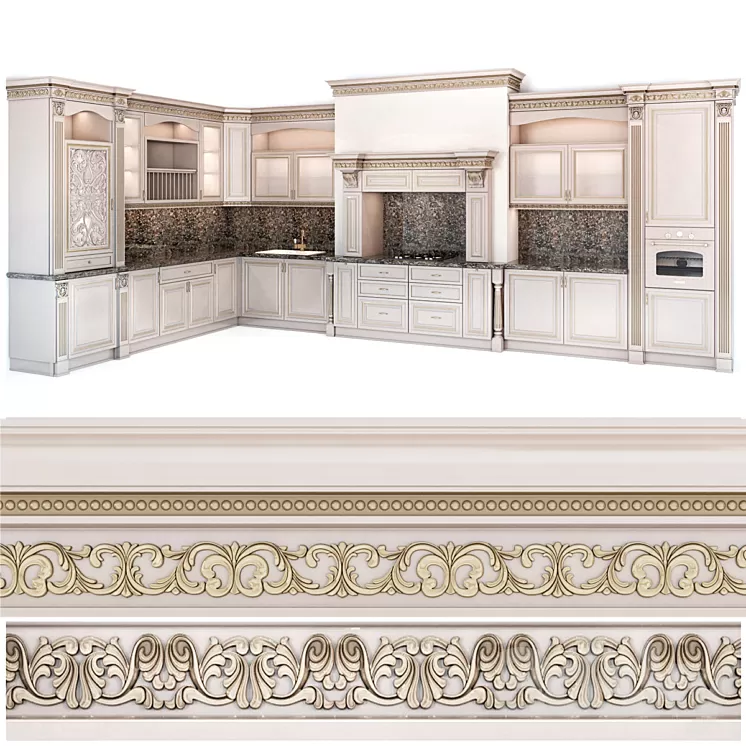 Russta Tiffany's Kitchen 3D Model