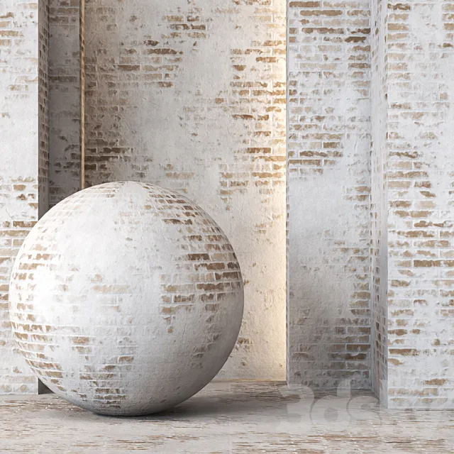 Rustic Brick Texture 4K – Seamless 3D Model