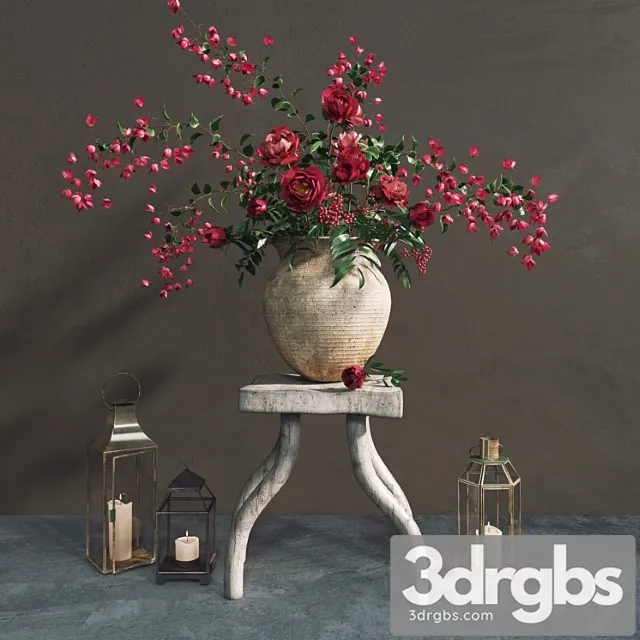 Rustic Decor Set 1 3D Model Free