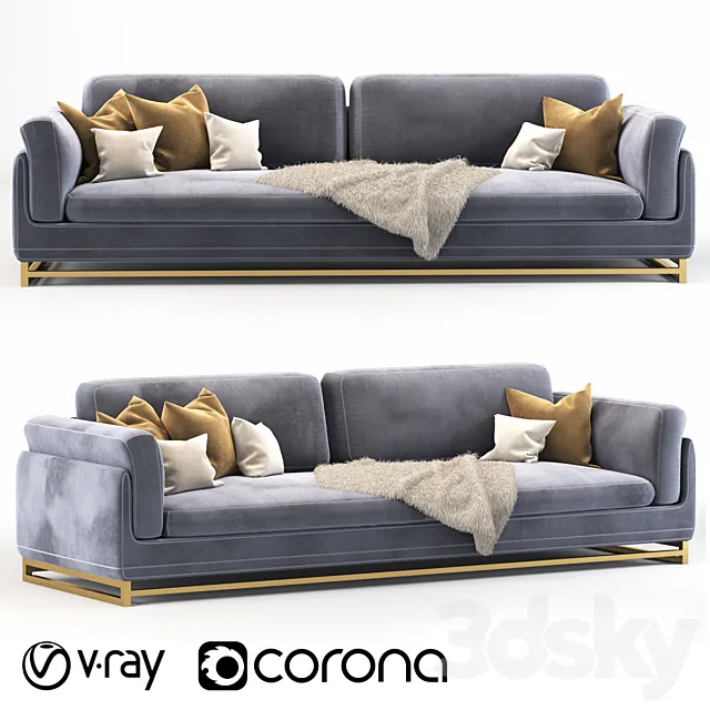 Ryan comfortableable sofa 3DModel