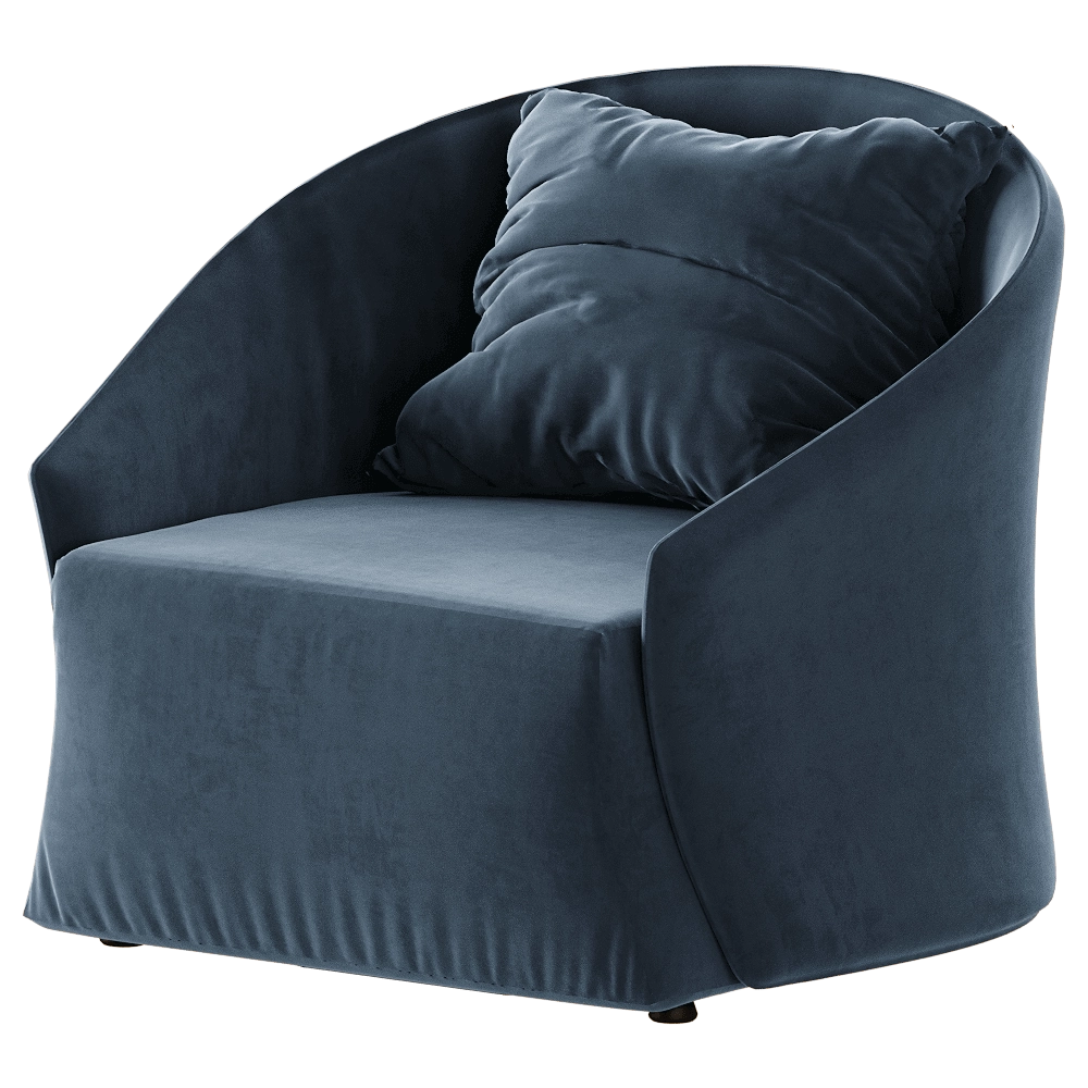 Saba  - Armchair Bustier 3D Model