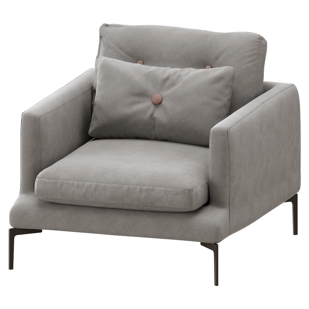 Saba  - Armchair Essentiel 3D Model